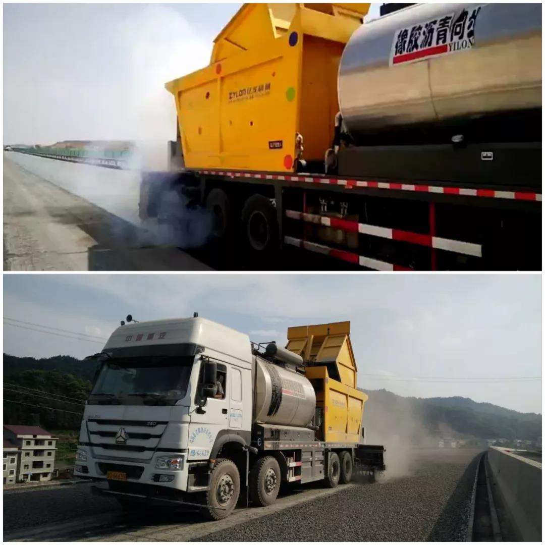 同步碎石封层车​由哪些部分组成？